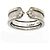Cartier C2 Ring aus 18K Weißgold mit Diamanten - Ansicht 2