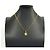 Collar bañado en oro para mujer Chanel Dorado - vista 6