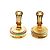 Pendientes de clip Chanel chapados en oro Dorado - vista 6