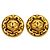 Orecchini a clip Chanel placcati in oro D'oro