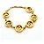 Bracciale con ciondoli placcato oro Chanel D'oro - vista 2
