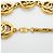 Bracciale con ciondoli placcato oro Chanel D'oro - vista 4