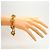 Bracciale con ciondoli placcato oro Chanel D'oro - vista 6