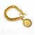 Bracciale con ciondolo a cerchio placcato oro Chanel Cambon D'oro - vista 2