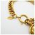 Bracciale con ciondolo a cerchio placcato oro Chanel Cambon D'oro - vista 5