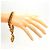 Bracciale con ciondolo a cerchio placcato oro Chanel Cambon D'oro - vista 6
