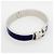 Hermès Clic Clac PM Armreif in Silber und Blau - Ansicht 2