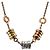 Bulgari Colar Bvlgari B-Zero1 Element Prata Dourado