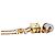 Bulgari Colar Bvlgari B-Zero1 Element Prata Dourado - vista 4