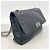 Borsa a tracolla Chanel 2.55 Chocolate Bar Nero - vista 2