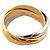 Cartier Trinity Ring aus Gelbgold Silber Golden - Ansicht 5