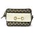 Gucci Horsebit 1955 Flap Pocket Camera GG Coated Canvas and Leather Small Beige