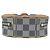 Borsa a tracolla Louis Vuitton Damier Valisette Vertical Marrone Nero - vista 4