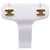 Céline Brincos Celine Triomphe Design Gold Dourado - vista 2