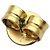 Céline Brincos Celine Triomphe Design Gold Dourado - vista 7