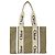 Chloé Woody Medium Canvas Handbag Beige Khaki - view 2
