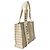Chloé Woody Medium Canvas Handbag Beige Khaki - view 4