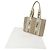Chloé Woody Medium Canvas Handbag Beige Khaki - view 7