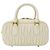 Bolso de mano de piel Miu Miu Blanco - vista 2