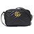 Borsa a mano Gucci GG Marmont in pelle nera Nero