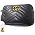 Borsa a mano Gucci GG Marmont in pelle nera Nero - vista 9