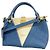 Louis Vuitton Monogram Empreinte V Tote BB Handtasche Blau