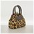 Céline Bolso Celine con estampado de leopardo Castaño - vista 2