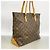 Bolso Cabas Mezzo Monogram Louis Vuitton Castaño - vista 2