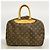 Bolso Louis Vuitton Monogram Deauville Castaño - vista 12