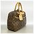 Bolso Louis Vuitton Monogram Deauville Castaño - vista 2