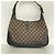 Borsa a tracolla Gucci GG Canvas Jackie Marrone Nero - vista 11