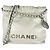 Borsa a tracolla Chanel in pelle avorio Crudo