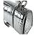 Borsa a tracolla Balenciaga Hourglass XS in pelle Argento - vista 6