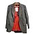 Barbara Bui Grey jacket with red lining