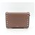 Valentino Garavani Rockstud Envelope Chain Leather Beige - vista 2