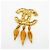 Broche Chanel chapado en oro con marca Coco Dorado - vista 5