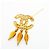 Broche Chanel chapado en oro con marca Coco Dorado - vista 6