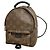 Mochila MINI Palm Springs Monogram Louis Vuitton Castaño