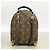 Mochila MINI Palm Springs Monogram Louis Vuitton Castaño - vista 11