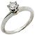 Autre Marque Anello Solitario in Platino Tiffany & Co.