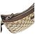 Borsa a mano Gucci in tela GG beige e marrone - vista 12