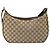 Borsa a mano Gucci in tela GG beige e marrone - vista 2