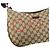 Borsa a mano Gucci in tela GG beige e marrone - vista 9
