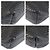 Clutch in pelle nera Alexander McQueen Nero - vista 3