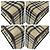 Burberry Check Pattern 2-Way Tote Bag/Schultertasche Beige Dunkelbraun - Ansicht 3