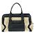 Chloé Alice Leder-Tote-Bag Schwarz Beige