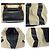 Chloé Alice Leder-Tote-Bag Schwarz Beige - Ansicht 5