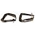 Bottega Veneta Orecchini Triangle Twist 925 Argento - vista 3