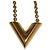 Colar Louis Vuitton Essential V Dourado