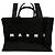 Marni Shopper-Bag aus schwarzem Canvas - Ansicht 2